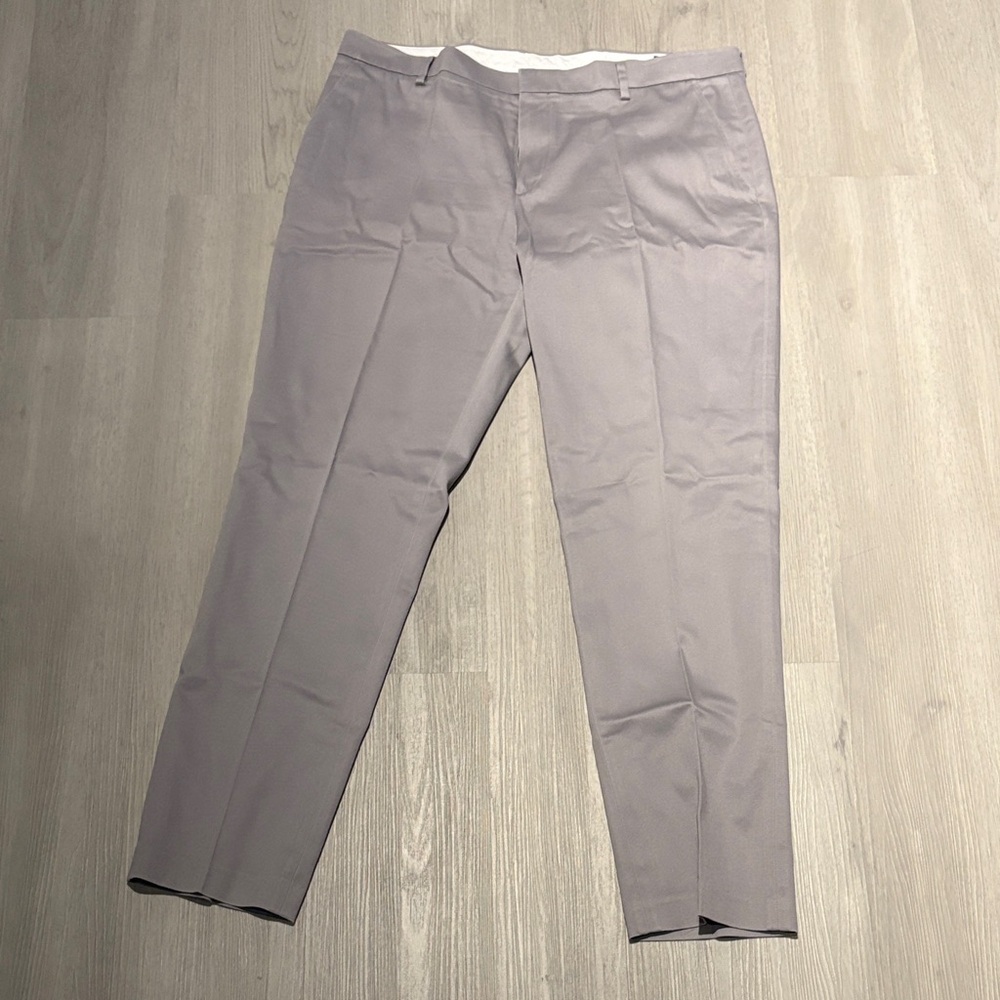 The Tie Bar Light Gray Dress Pants